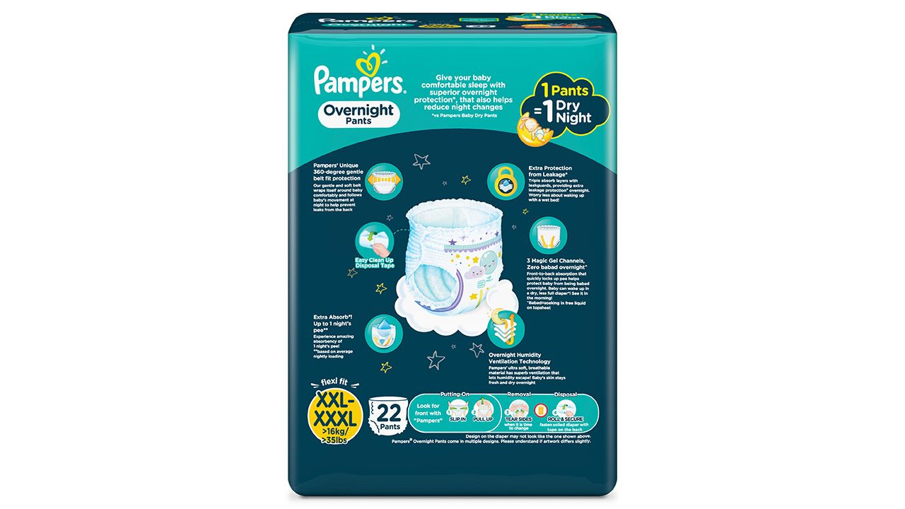 Pampers xxl size cheap diapers pants