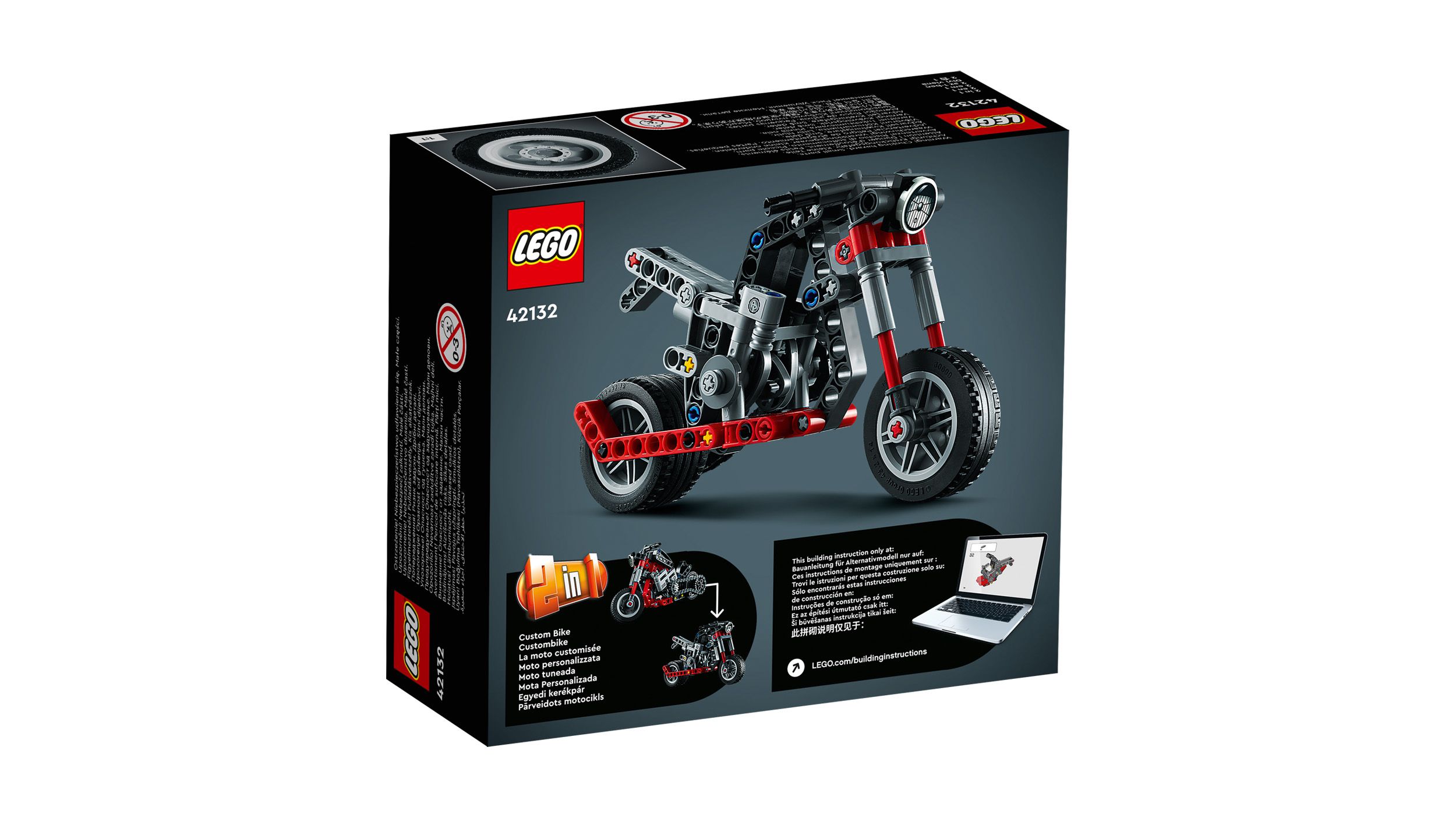 LEGO Technic Motorcycle Age 7 Building Blocks 163pcs delivery