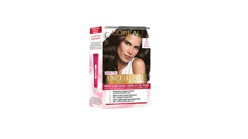 L'Oreal Paris Excellence Cr̬me 3 Dark Brown delivery in the Philippines ...