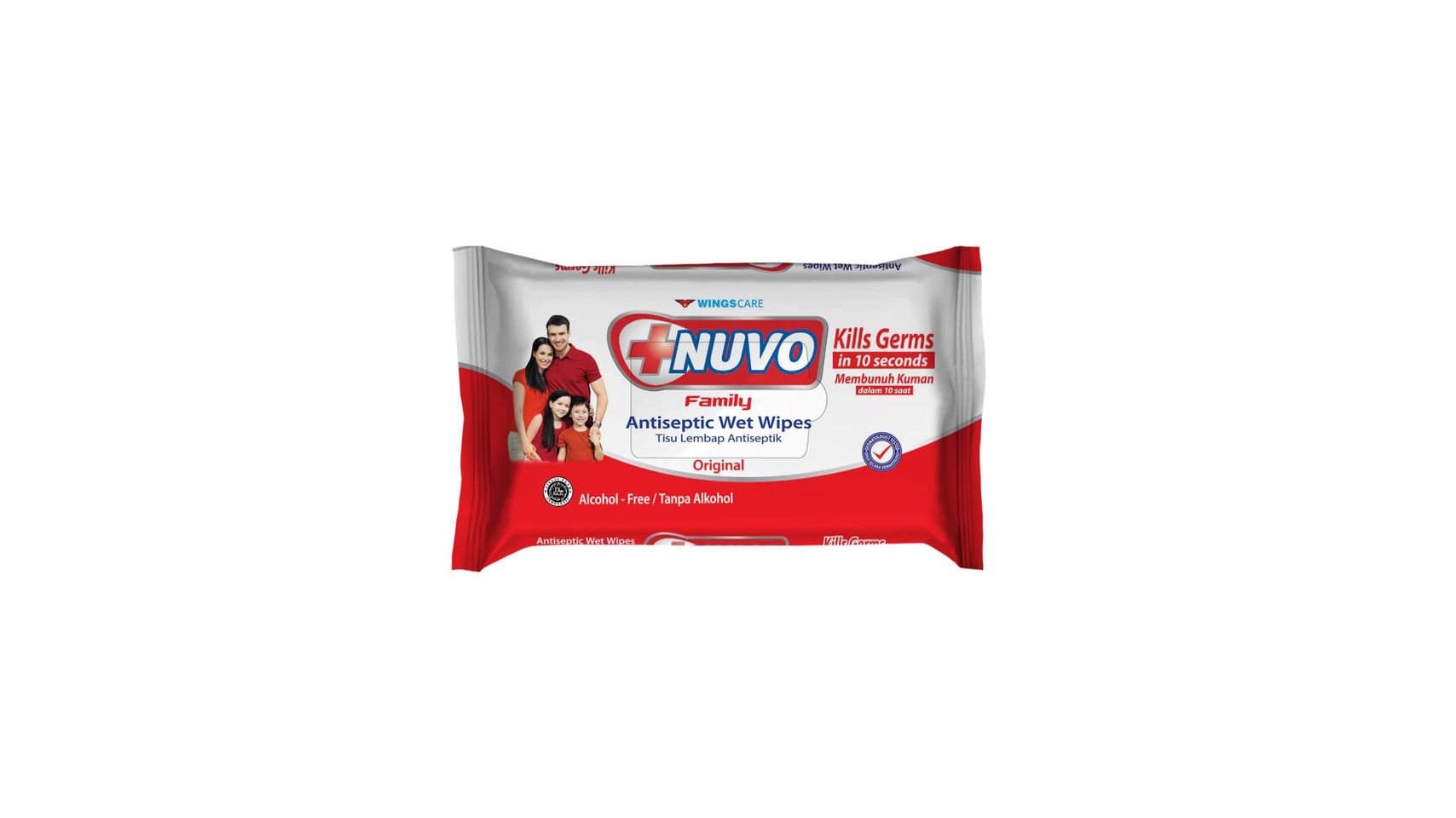 Buy Nuvo Antiseptic Wet Wipes Original 50s from Pandamart Davao East