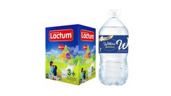 Wilkins Distilled Drinking Water 7L and Lactum 3+ Plain 1.6kg Powdered Milk Drink for Kids Over 3 up to 5 Years Old