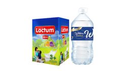Wilkins Distilled Drinking Water 7L and Lactum for 3+ Years Old 1.2kg Powdered Milk Drink for Children Over 3 up to 5 Years Old