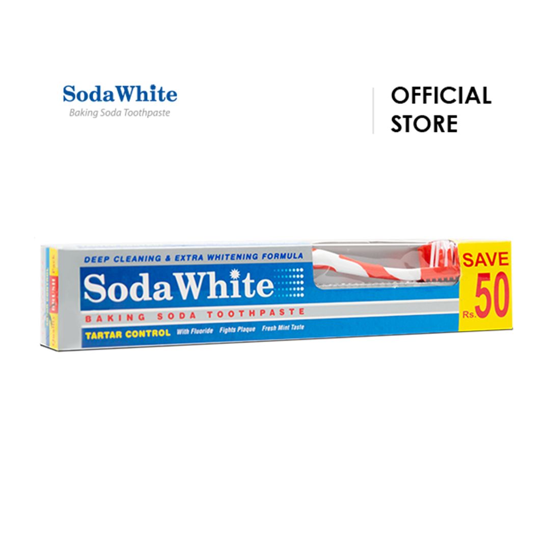 soda white toothpaste