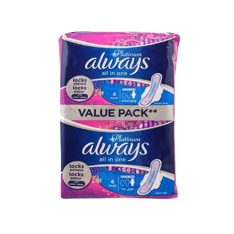 Always Sanitary Pads Platinum Extra Long 12 Count delivery near you ...