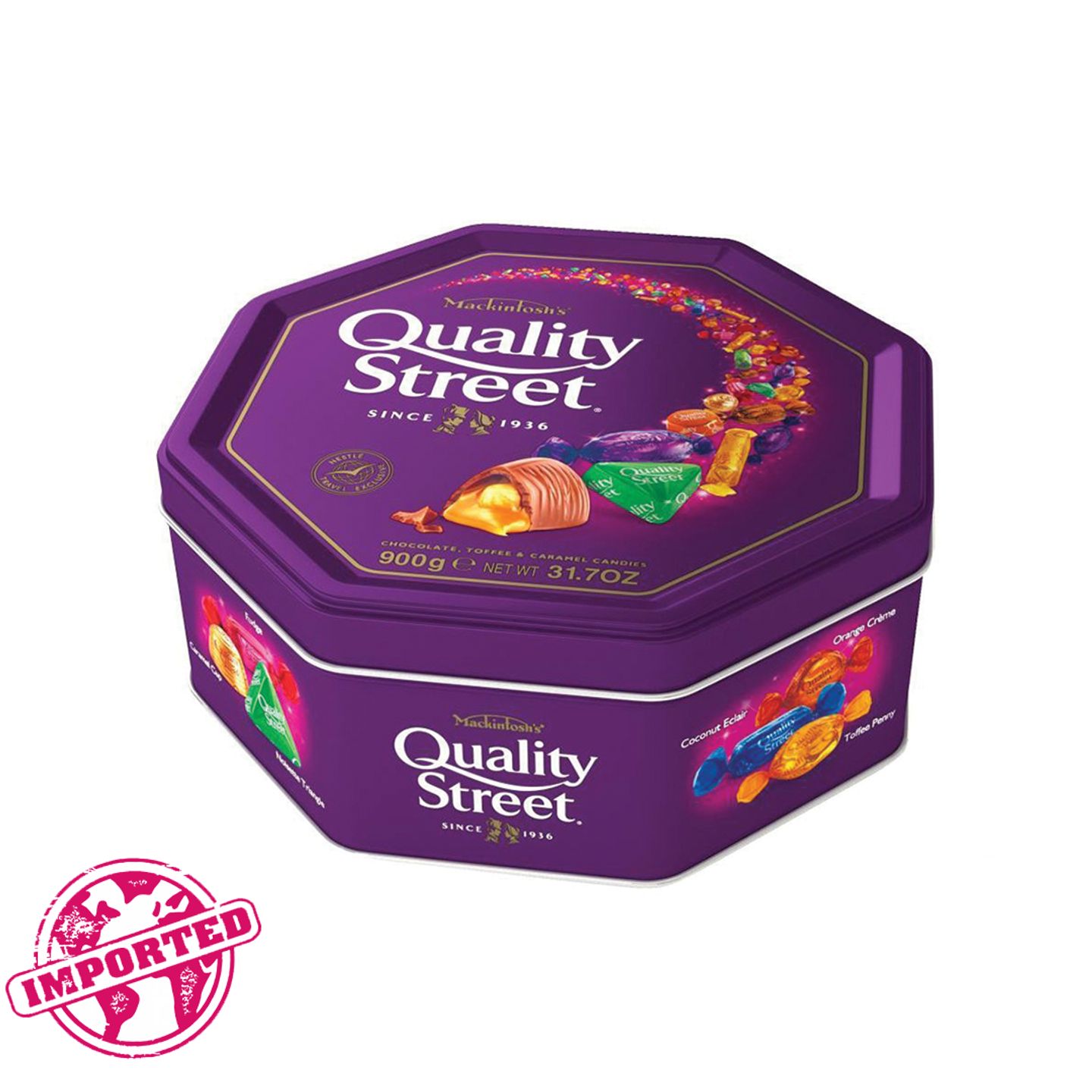 Buy Nestle Quality Street Chocolates Tin 900g (Imported) Pandamart