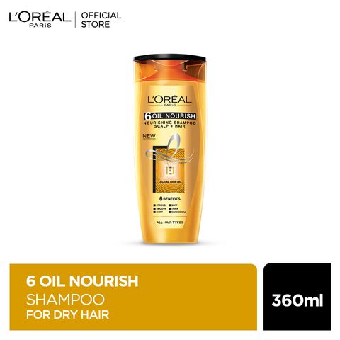 Buy L'Oreal Paris Shampoo 6 Oil Nourish 360 ml - Pandamart - PWD online  delivery in