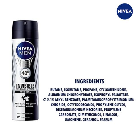 NIVEA Invisible for Black & White Original Aerosol