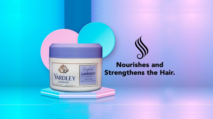 Buy Yardley Hair Cream English Lavender 150 g - Pandamart - Johar online  delivery in