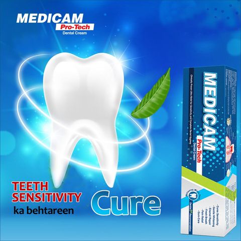 Medicam Toothpaste Pro Tech Dental Cream 200 g delivery near you ...