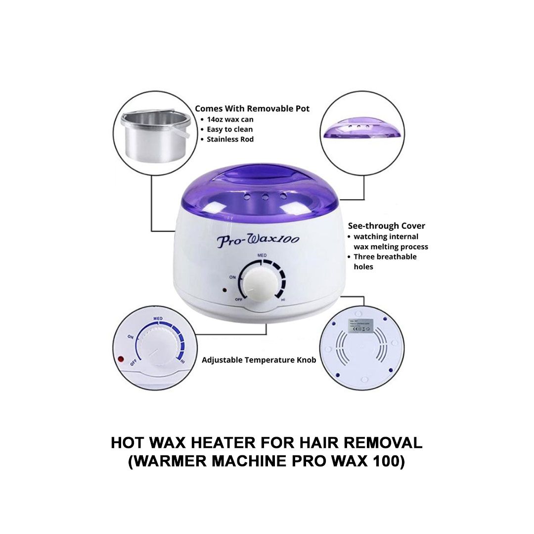 Buy Original Hot Wax Heater of Best High-Quality Guaranteed Warmer Machine  Pro Wax 100 Wax Machine For Hair Removal - Pandamart - Mominpura online  delivery in