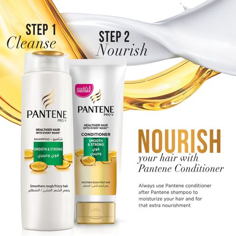 Buy Pantene Shampoo Smooth & Strong 360ml - Pandamart - F11 online