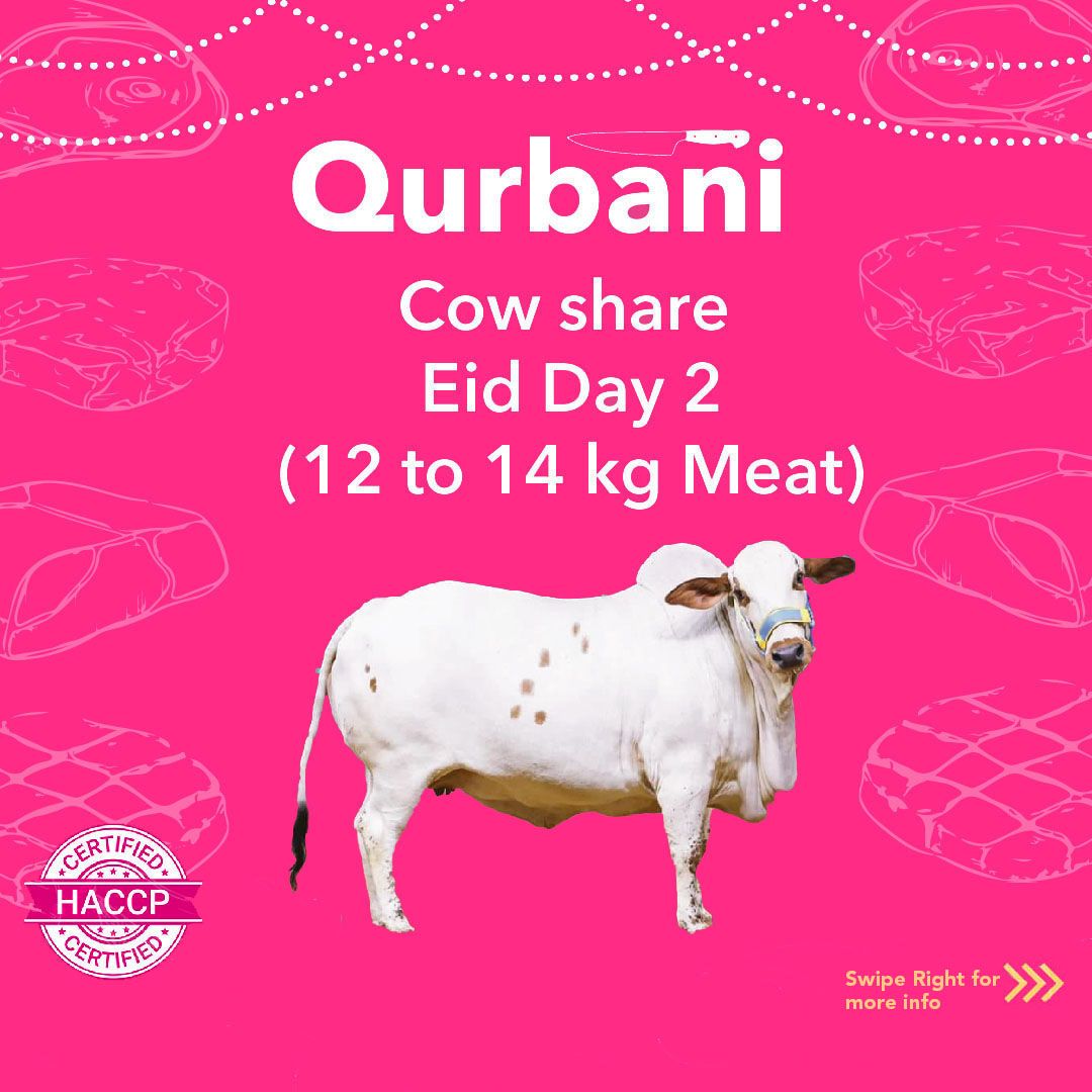 qurbani cow cutting