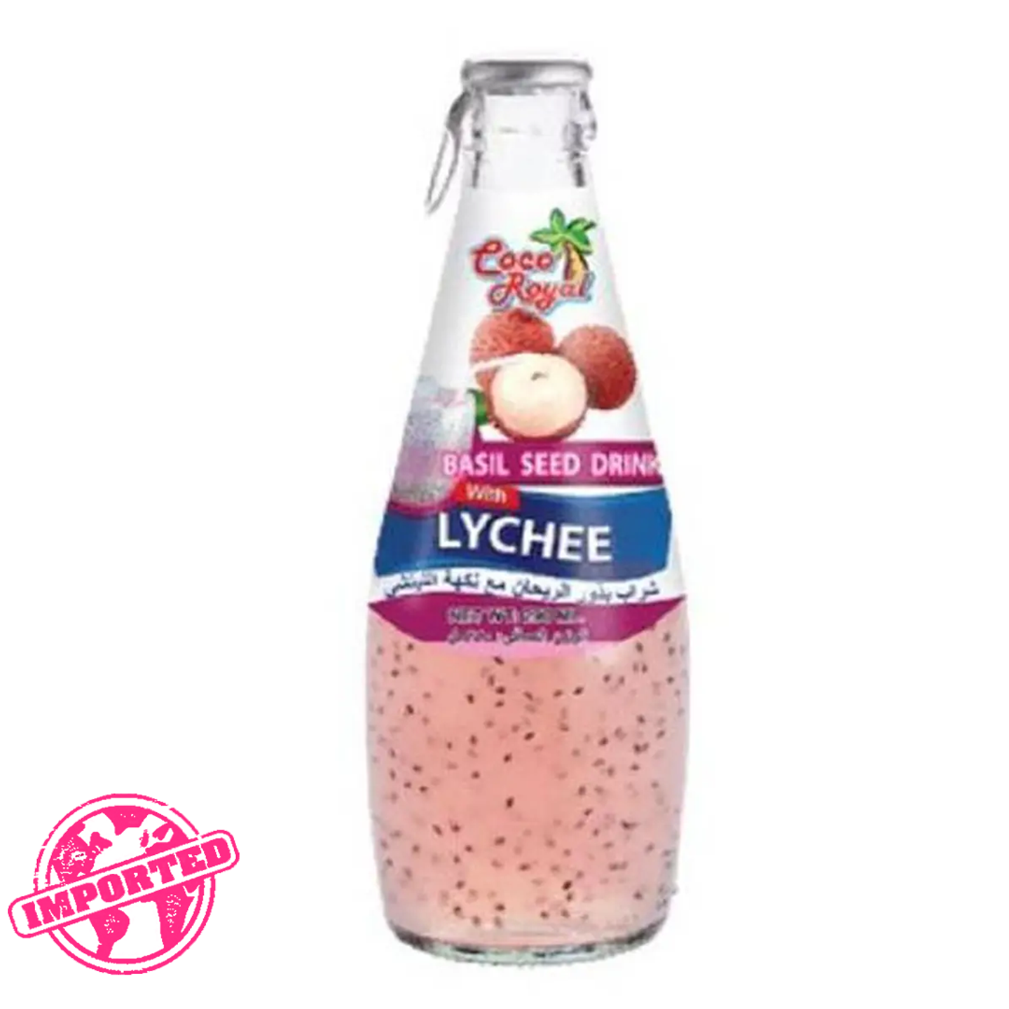 Coco Royal Basil Seed Lychee 290ml (Imported) delivery near you