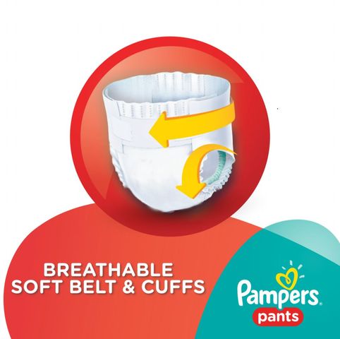 Buy Pampers Pants Diapers Medium Size 3 31 Count Online in Pakistan