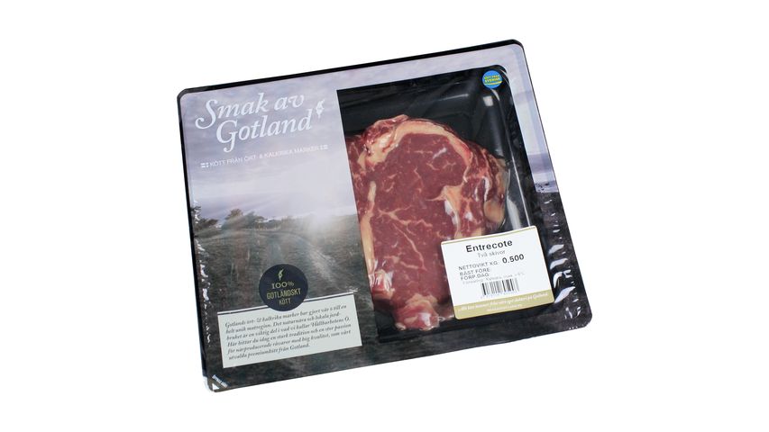 Smak Av Gotland Entrecote Skivad 450g