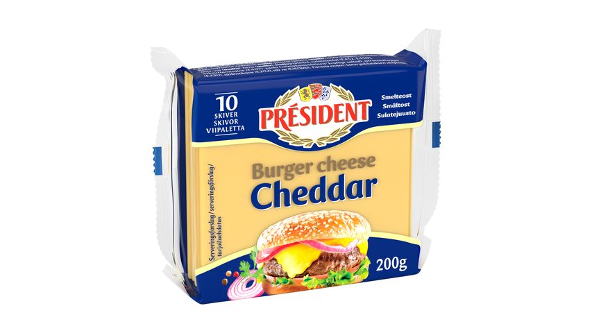 President Burger Cheese Cheddar | 200g