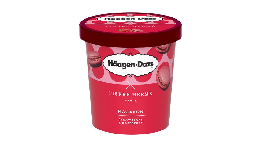 Häagen-Dazs Macaron Strwb & Raspberry 420ml