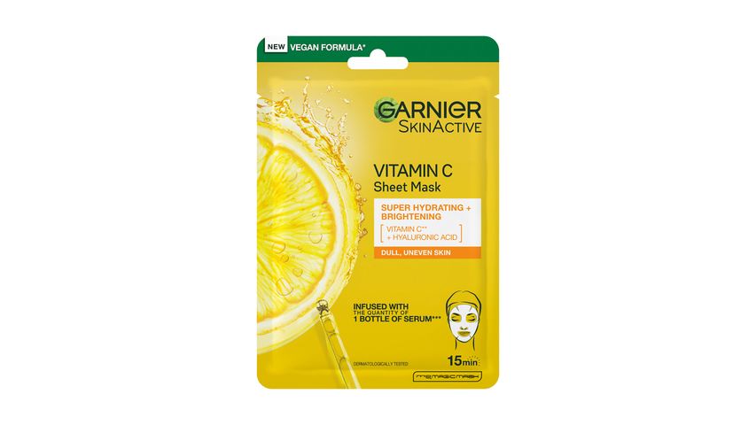 Garnier Vitamin C Sheet Mask Super Hydratin 1p