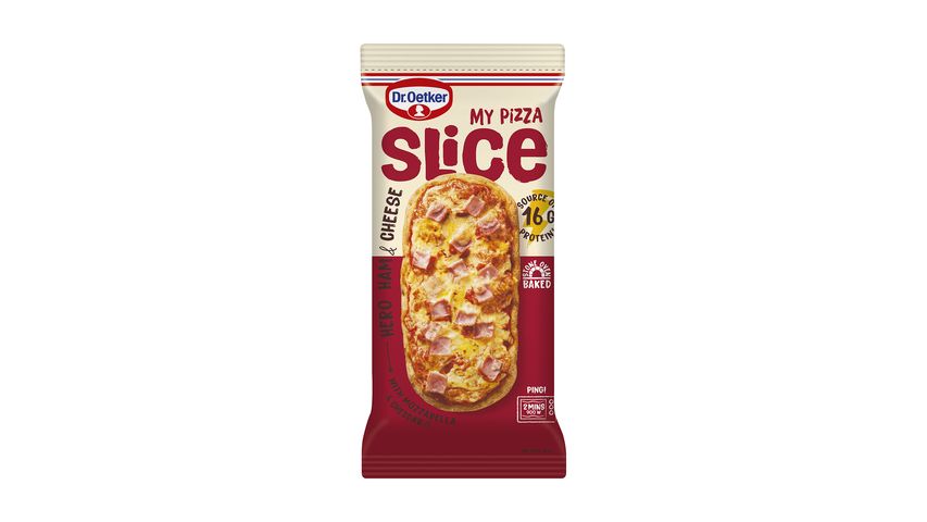 Dr. Oetker My Pizza Slice Ham & Cheese 140g