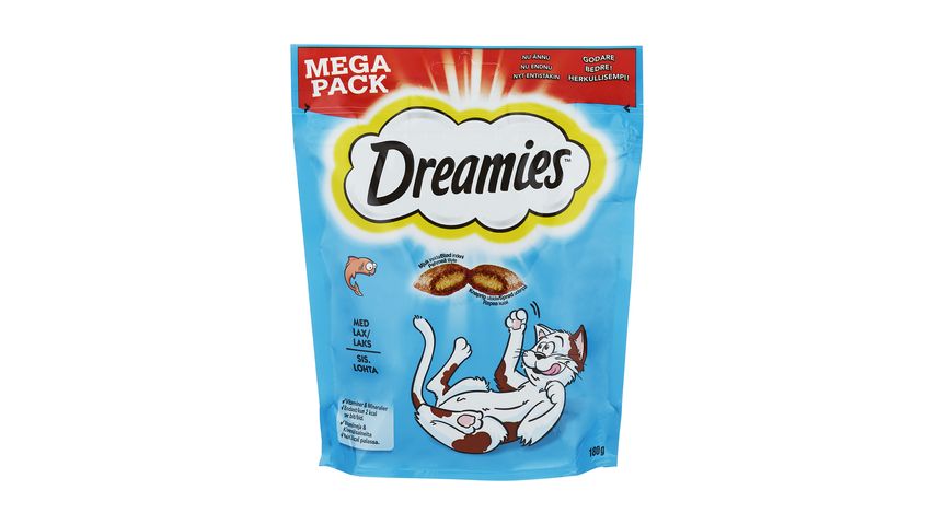 Dreamies Kattgodis Lax Megapack 180g 