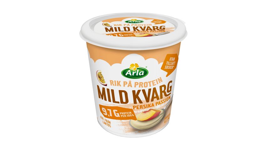 Arla® Mild Kvarg Persika & Passion Laktosfri Utan Tillsatt Socker 1000g