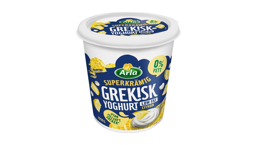 Arla® Grekisk Yoghurt Citron 0,2% 1000g