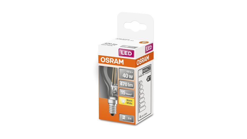 Osram Led Klot 40w E14 Fil 1pieces