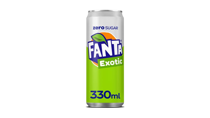 Fanta Zero Kolsyrad Läskedryck Exotic 330ml