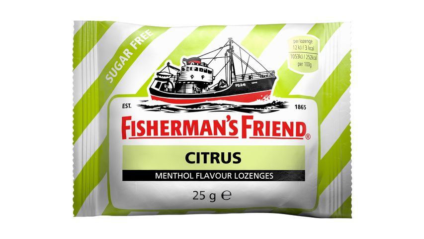 Fisherman's Friend Halstabletter Citrus Sugar Free 25g