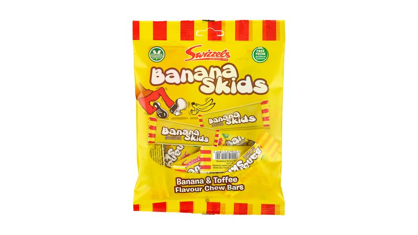 Swizzels Banana Skids 120g