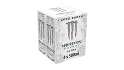 Monster Energy Kolsyrad Energidryck Ultra 500ml 4-p