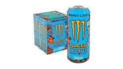 Monster Energy Energidryck Mango Loco 50cl 4-p