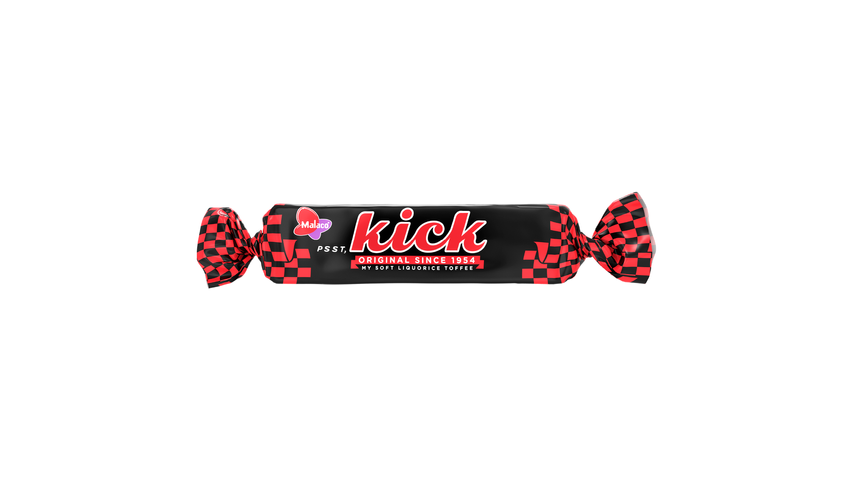 Malaco Kick Original Licorice Caramel 19g