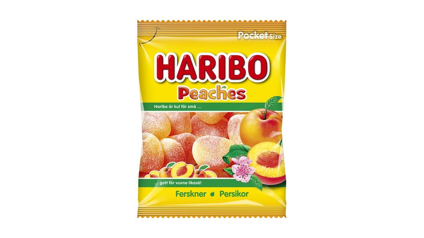 Haribo Persikor 80g