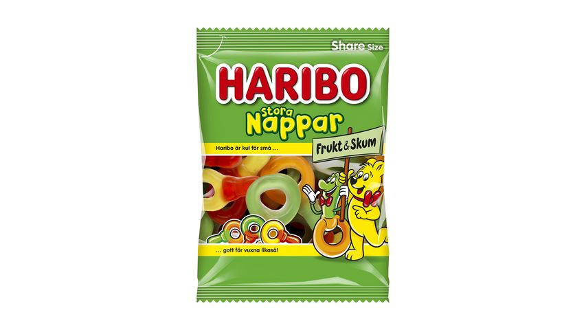 Haribo Stora Nappar 170g