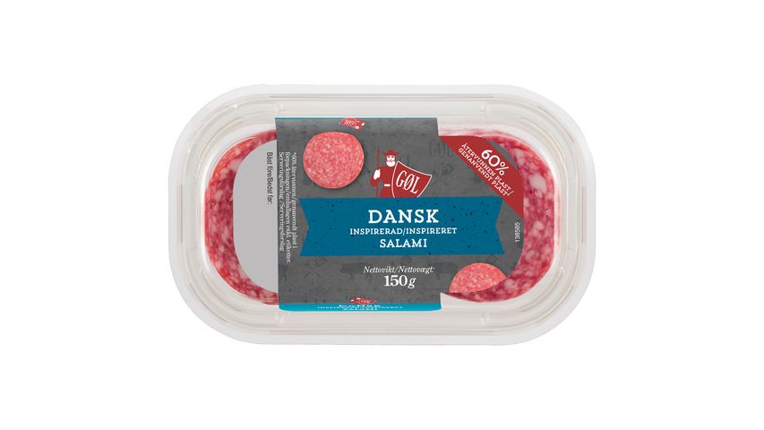 GØL Dansk Salami Skivad 150g