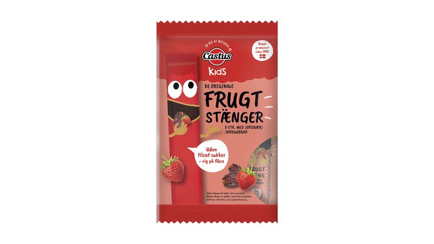 Castus Fruit Bars Strawberry 100g 