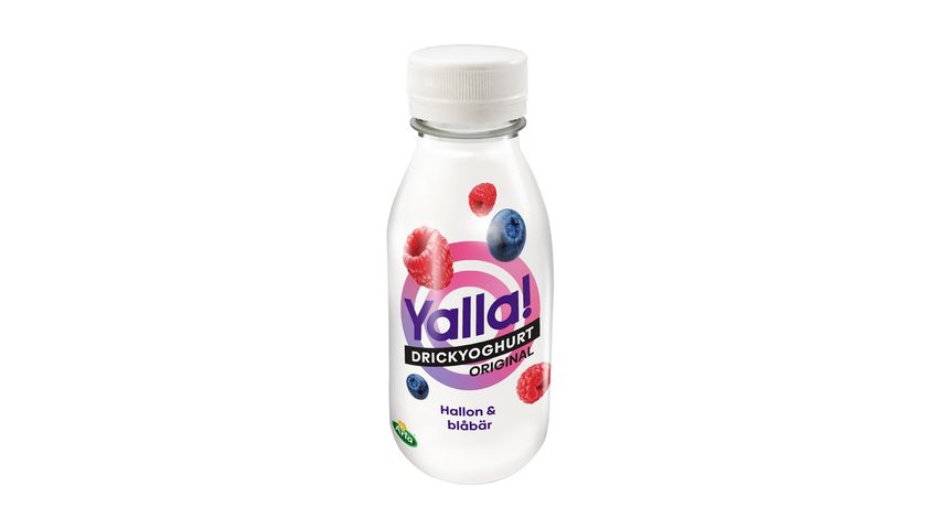 Yoggi Yalla Drink Quark Raspberry & Blueberry 350ml