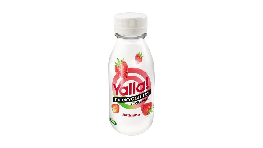 Yoggi Yalla Drink Quark Strawberry 350ml