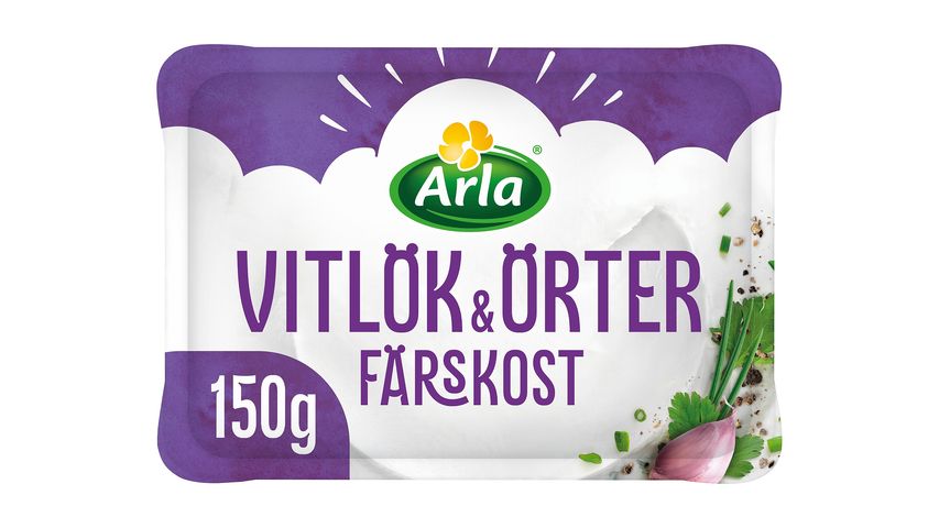 Arla® Färskost Vitlök & Örter 150g