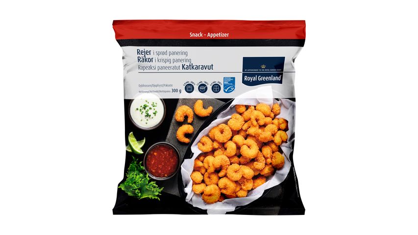 Royal Greenland Crispy Breaded Shrimp Msc 300g