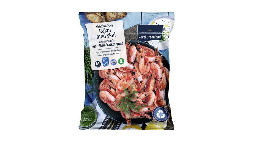 Royal Greenland Shrimp With Shell 90/120 Msc 700g