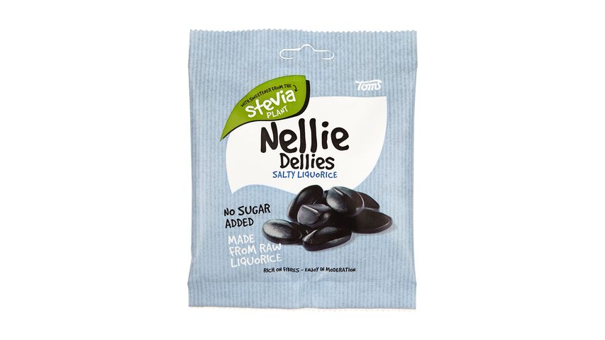 Nellie Dellies Salty Liquorice påse 90g