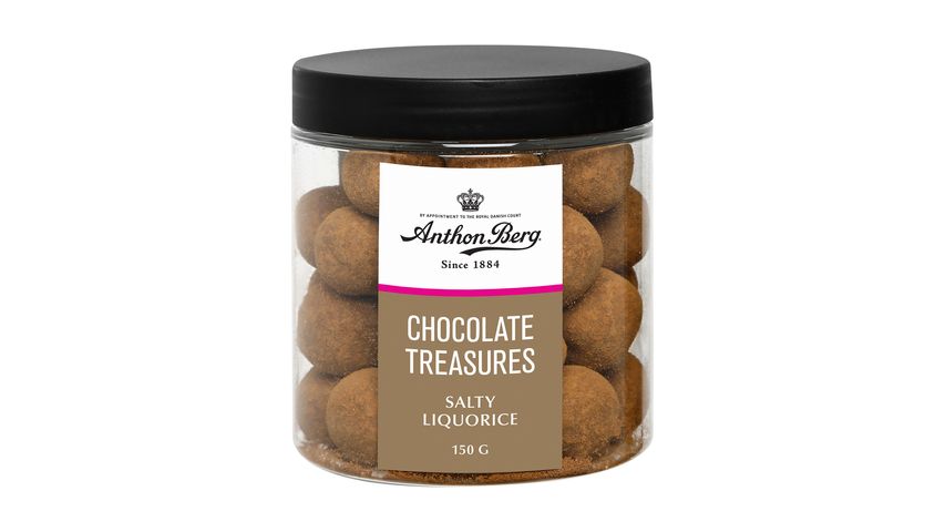 Anthon Berg Chocolate Treasure Salty Liquorice 150g