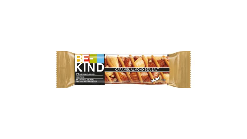 Be-Kind Bar Caramel Almond & Sea Salt 40g