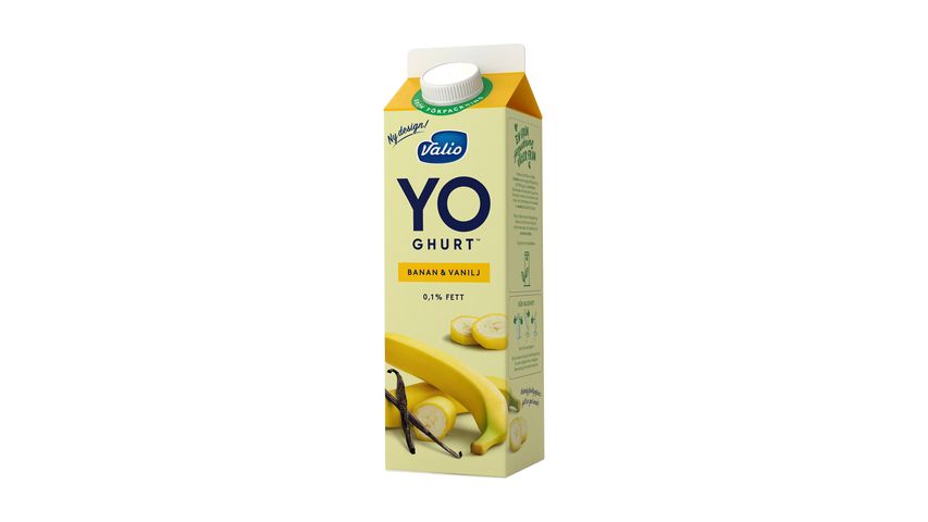 Valio Yo-Ghurt Banana & Vanilla 1000g