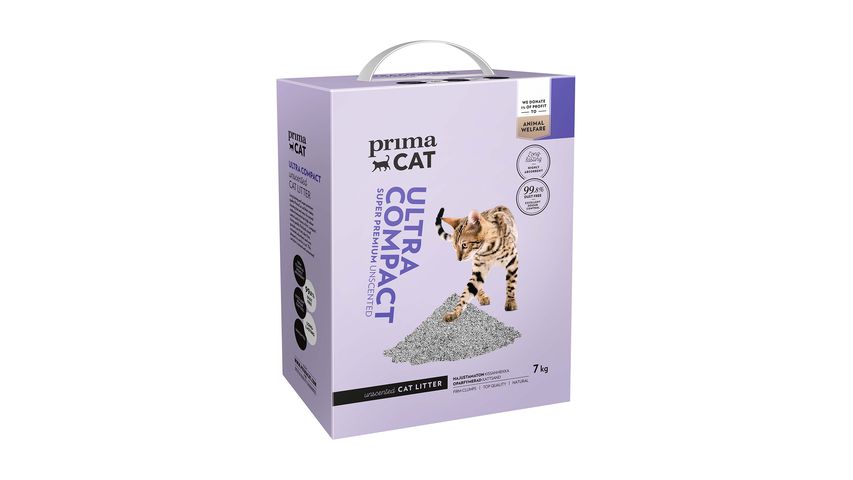 Primacat Ultra Compact Unscented Kattsand 7 kg 