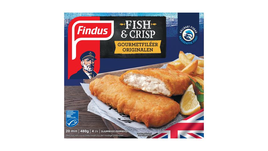 Findus Fish & Crisp Gourmet 480G 