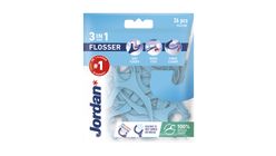 Jordan 3-In-1 Floss Dental Floss 36-p