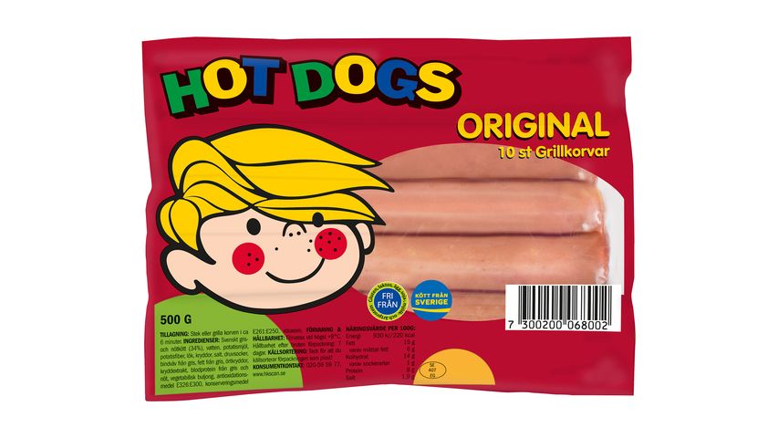 Scan Hot Dogs 500g